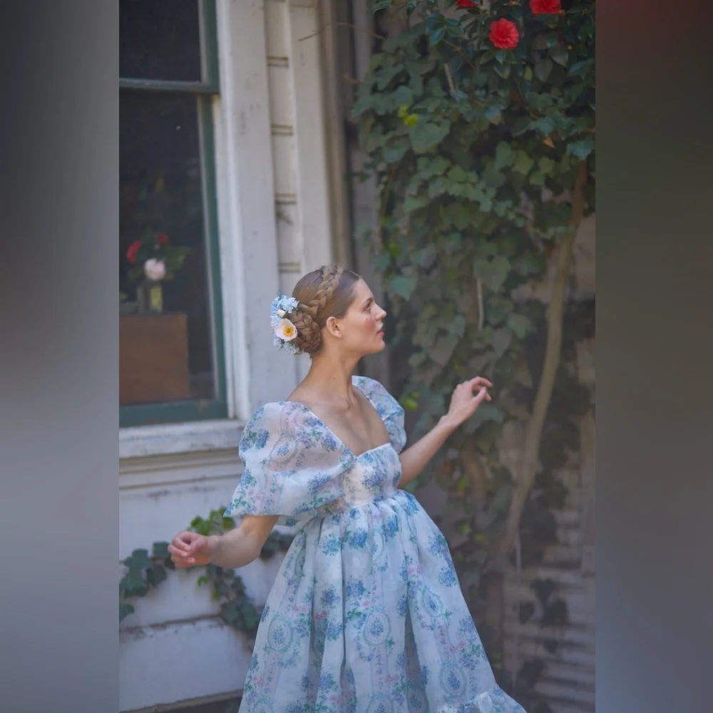 Selkie | French Puff Dress | La Belle Etoile in Organza | Size L | BRAND NEW! - Picture 3 of 3